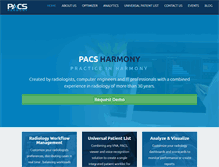 Tablet Screenshot of pacsharmony.com